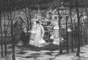 Weihnachtliche Szene