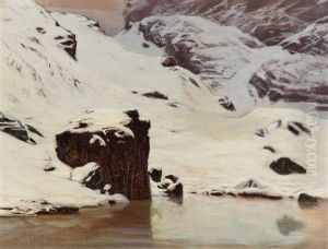 Winter Am Riffelsee by Albert H. Gos