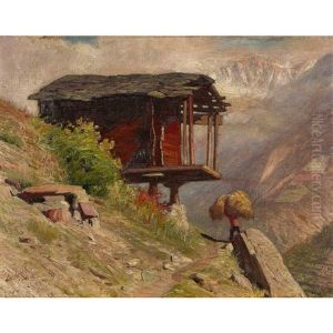 Chalet A Ble. Vallee De Zermat by Albert H. Gos