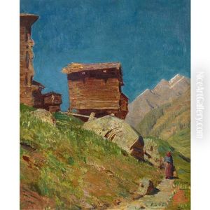 Mazots Dans La Vallee De Zermatt