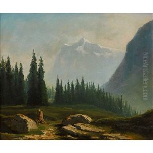 Das Wetterhorn by Albert H. Gos