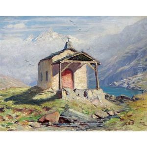 Die Kapelle Maria Zum Schnee Am Schwarzsee Bei Zermatt