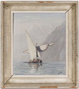Barque Sur Le Leman