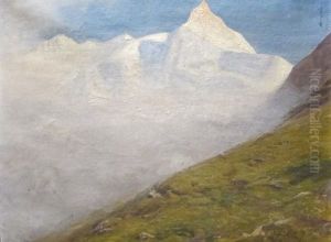 Le Rotthorn De Zinal Et Le Blanc De Moming by Albert H. Gos