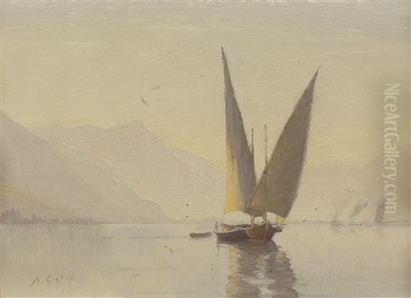 Barque Sur Le Leman - view 1