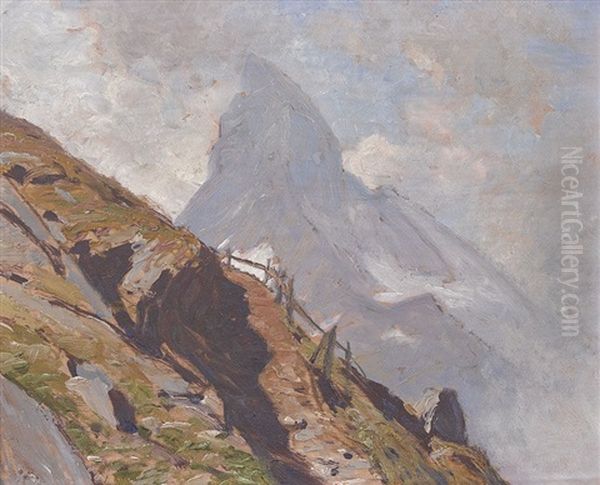 Das Matterhorn Von Der Riffelalp Aus - view 1