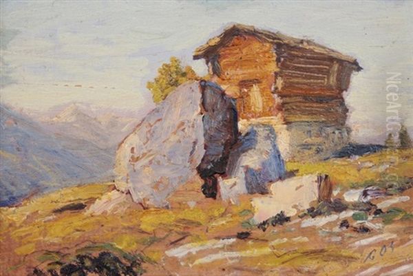 Berghutte Im Wallis (study) - view 1