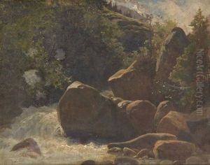 Cascade Dans Le Valais