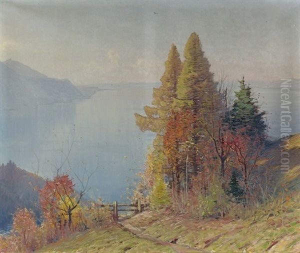 Herbstliche Partie Am Genfersee - view 1