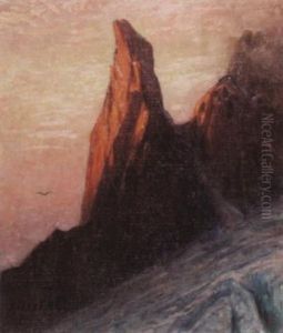 Bergspitze Im Abendrot thumbnail