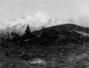 Alpine Glow, Mont Blanc by Albert H. Gos