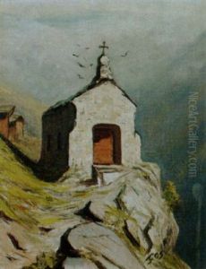 Einsame Kapelle Im Wallis