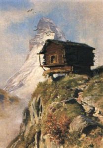 Chalet Vor Dem Matterhorn