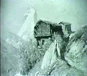 Bergpfad Mit Alphutten Bergpfad Mit Alphutten
