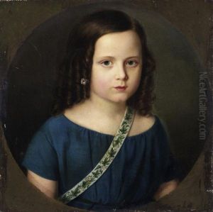 Kinderportrat by August Gosch