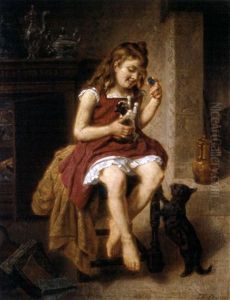 Portrait Eines Madchens by Jean Francois Gose