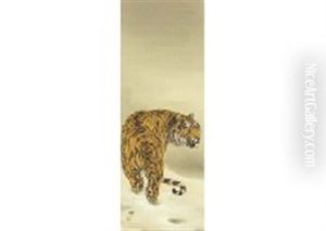 Tiger In The Snow by Mio Goseki