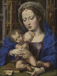The Virgin And Child by Jan Gossaert