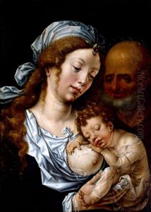 Holy Family by Jan Gossaert