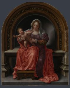 The Virgin And Child by Jan Gossaert