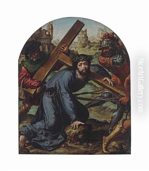 Christ Falling Under The Cross - view 1