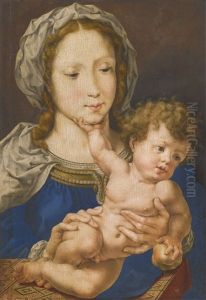 The Virgin And Child by Jan Gossaert
