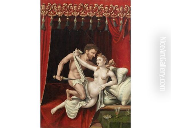 Tarquin And Lucretia - view 1
