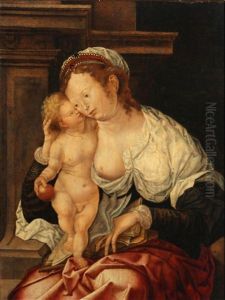 The Virgin And Child by Jan Gossaert