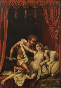 Tarquin And Lucretia by Jan Gossaert