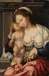 The Virgin And Child by Jan Gossaert