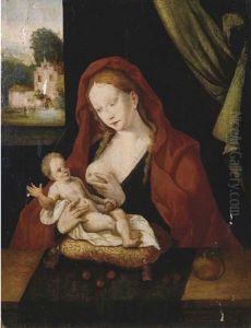 Madonna Con Bambino by Jan Gossaert