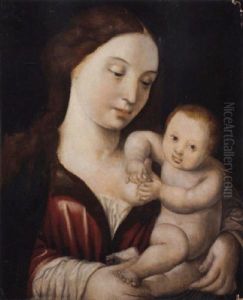 The Virgin And Child by Jan Gossaert