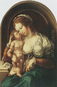 The Virgin And Child by Jan Gossaert