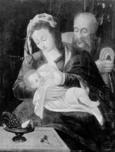 Die Heilige Familie by Jan Gossaert