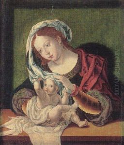 The Virgin And Child by Jan Gossaert