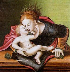 The Virgin And Child by Jan Gossaert