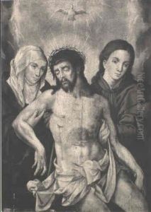 La Deploration Du Christ Mort by Jan Gossaert