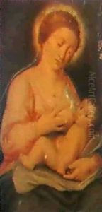 Vierge A L'enfant. (petits Eclats)