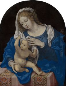 Madonna And Child by Jan Gossaert