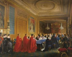 Le Roi Louis-philippe Recevant L'ordre De La Jarretiere