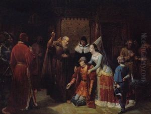 Louis Xi Aux Pieds De Saint Francois De Paul Louis Xi Aux Pieds De Saint Francois De Paul