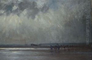 Retour De Peche Sur Les Plages (normandie) by Gosselin, Charles