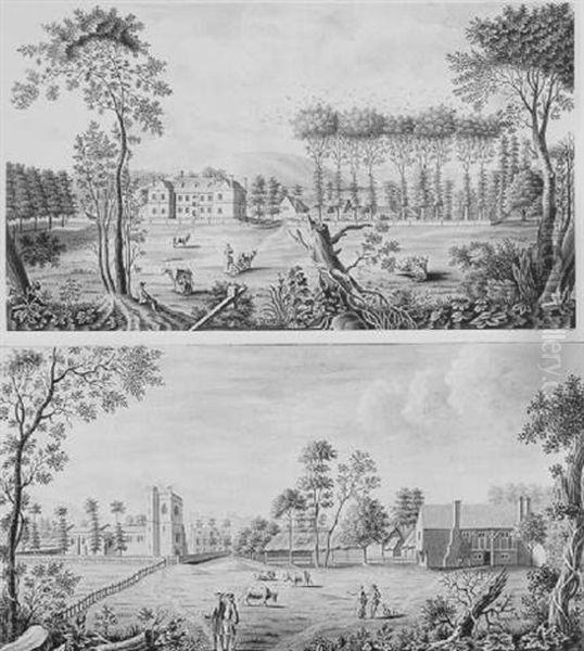 View Of Nethercot House Belonging To William Gomm Esq - view 1