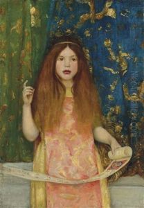 Figure Study For 'alleluia' by Thomas Cooper Gotch