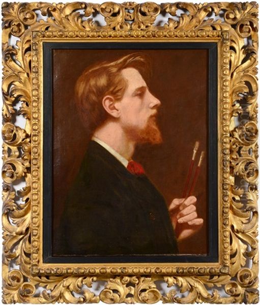 Self Portrait In Profile - view 1