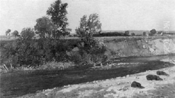 Fluslandschaft Im Sonnenlicht - view 1