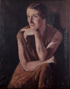 Portrait Of A Woman, 1932 by Leopold Gottlieb