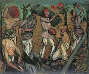 The Harvest by Leopold Gottlieb