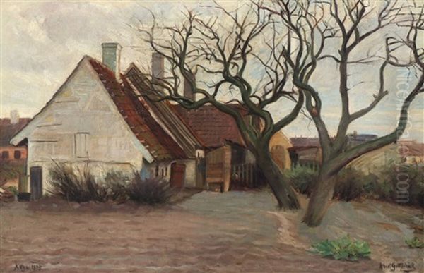 Scenery With Houses Near Koge - view 1