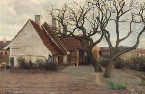 Scenery With Houses Near Koge